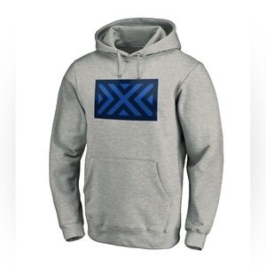 Fanatics New York‎ Excelsior Primary Team identity men’s Pullover Hoodie Gray XL
